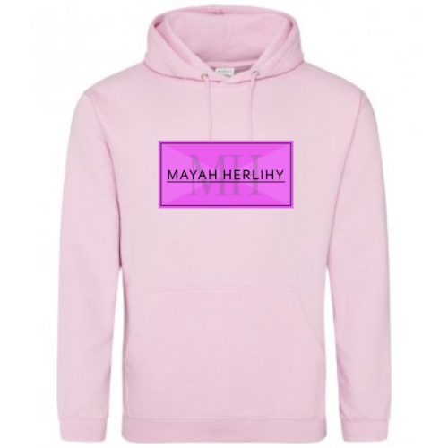 Mayah Herlihy Official Merchandise Unisex Pink P/B logo Hoodie